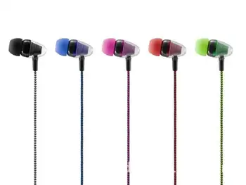 

Fast delivery In-ear Wiring cord weight Wired Headphones Subwoofer Earplugs Earphone braided cord wire earplugs wired Headset
