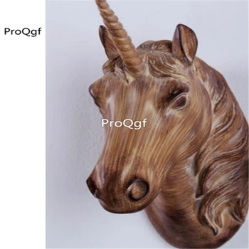 

ProQgf 1Pcs A Set Elegant cover your rude Animal Head Home Bedroom Statue dujiaoshou