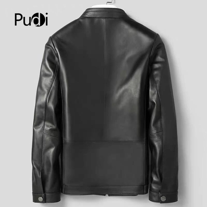 Pudi MT932 новые модные мужские куртки бейсбольные Пальто короткие оригинальные жакеты из овечьей кожи Верхняя одежда из натуральной кожи