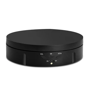 

Collectible Product Watch Rotating Display Stand Electric Jewelry Holder 360 Degree Turntable Shop For Photography 5.75inch