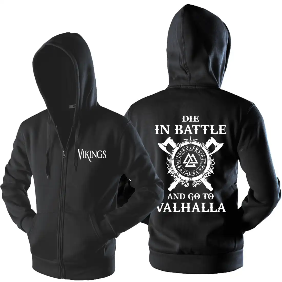 vikings zip up sweatshirt