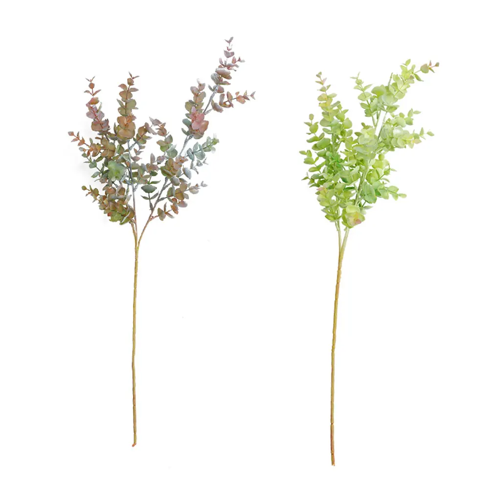 Имитация эвкалипта 5 вилок свадебные украшения искусственные растения InsRattan 58 см