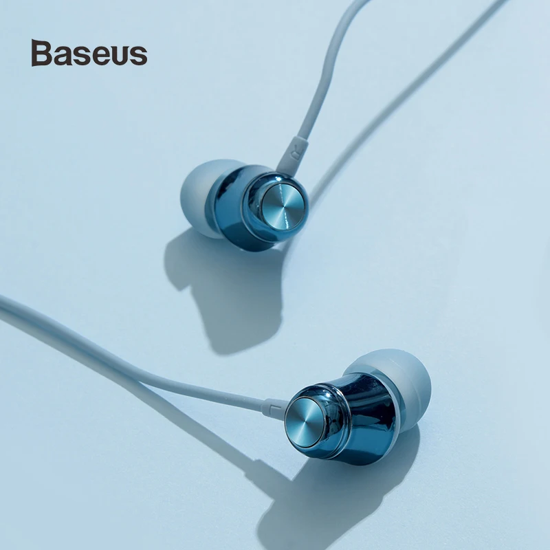 

Baseus H13 Wired Earphone In-Ear Bass Stereo Earbuds with Mic 3.5mm Sport Headset auriculares for iPhone Samsung Phone Earpiece