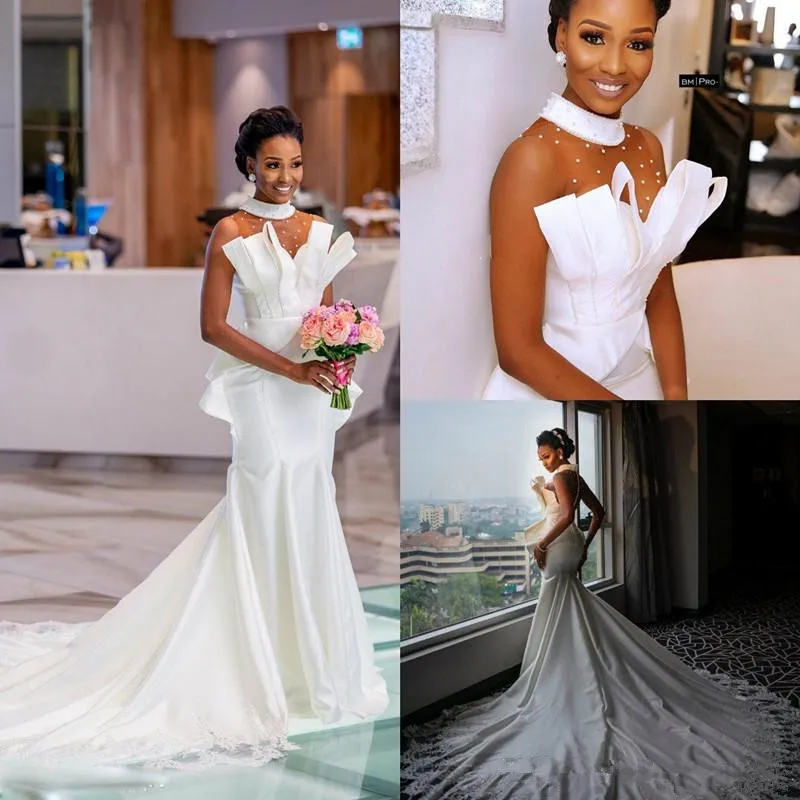 2019-african-mermaid-wedding-dresses-high-neck-pearls-sweep-train-long-country-wedding-dress-custom-plus-size-beach-bridal-gowns