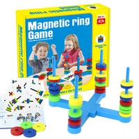 Kid Puzzle Board Game Toy Color Cognitive Science Learning Magnetic Ring Interactive Party Games Education Toy Gift For Children 1