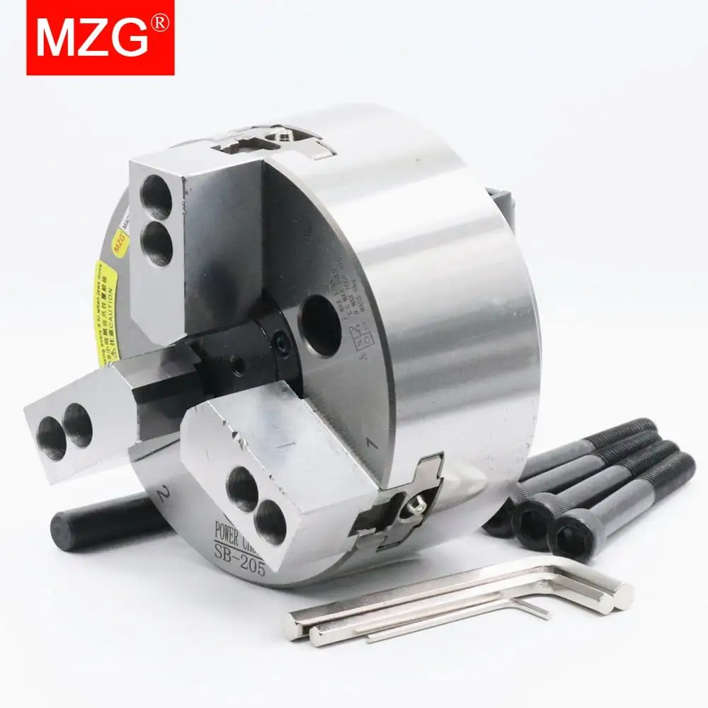 MZG SB 210 10 дюймов 3 челюсти полый мощный патрон для токарного станка с ЧПУ
