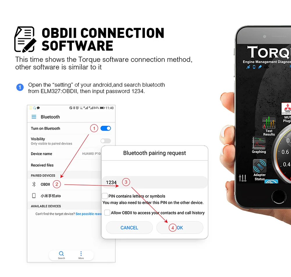 OBDII ELM327 Bluetooth OBD2 V2.1 автоматический сканер OBD2 авто ELM 327 Тестер диагностический инструмент для Android Windows