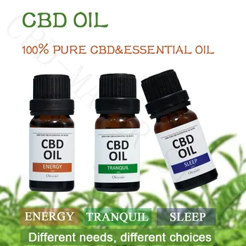 

10ml CBD Aromatherapy Essential Body Oil using by massage or drop to Humidifier for Better sleep and Pain relief Freshening air
