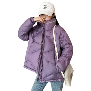 

Winter Women Jackets Short Stand Collar Warm Parkas For Girls Winter Women's Coat Female Down Jacket Outwear S501