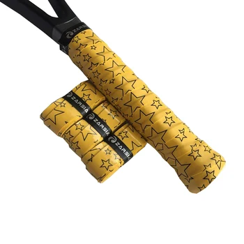 

3pcs retail ZARSIA printing design tennis overgrips,Anti-Slip badminton Overgrips, Sticky feel squash racket overgrips