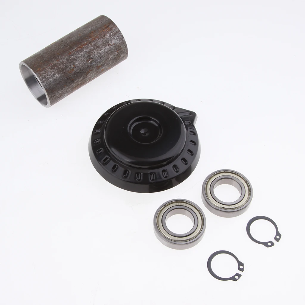 300mm 11.8 inch Steering Wheel with Cap Assembly 3 Spoke 18mm Shaft for Go-Karts 150 250cc