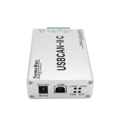 Câble adaptateur Usb Can Bus 2 canaux, de qualité industrielle, pour analyseur, avec boîte colorée 