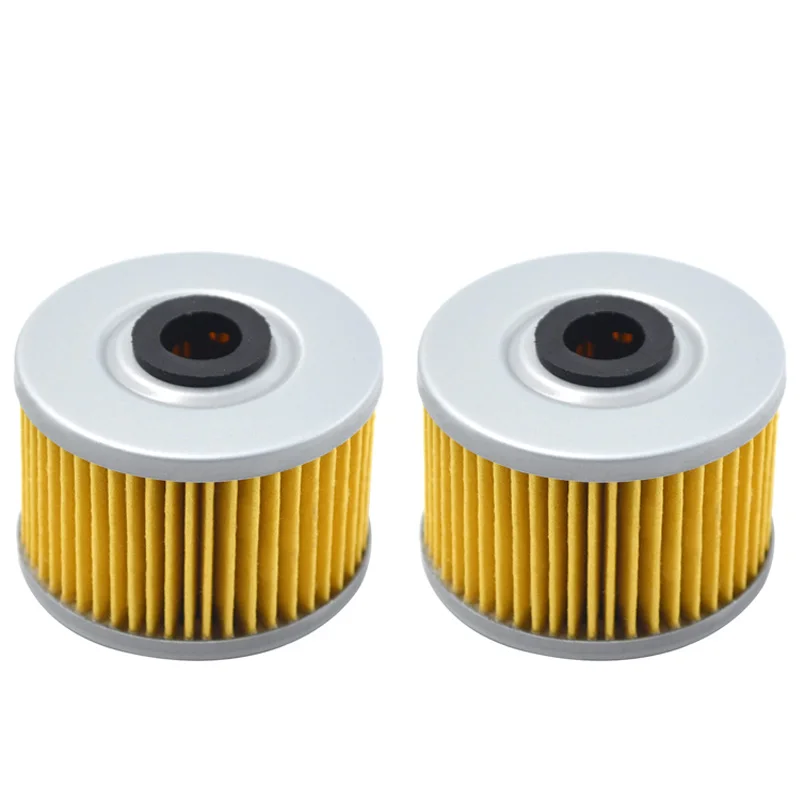 Масляный фильтр для HONDA SLR 650 1997-2000 TLR250 1985-1987 TRX 250 FOURTRAX TRX250 1987 TRX 700 2008 2009 XBR500 1985-1988 - Цвет: 2 PCS Yellow