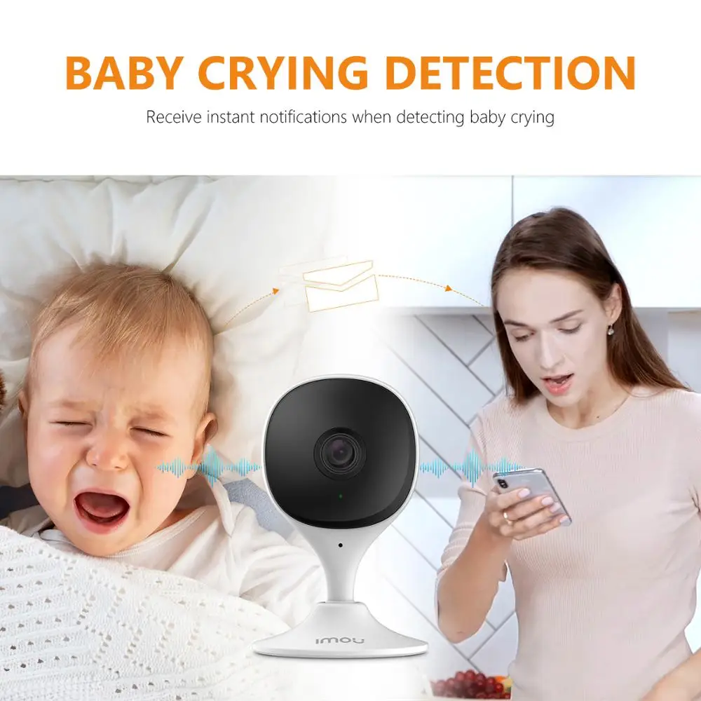 Dahua Imou Cue 2c 1080P IP Wifi Camera Baby Monitor Camera Human Detection H265 Compact Smart Night Vision Camera Indoor