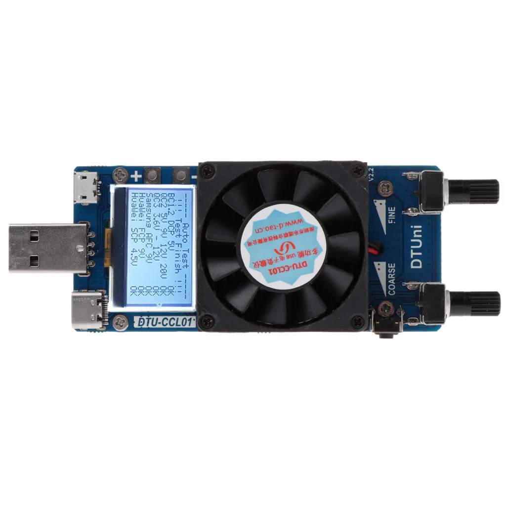 QC2.0/3,0 триггеры 35 Вт постоянный ток двойной регулируемый USB электронный тест нагрузки Прямая поставка поддержка