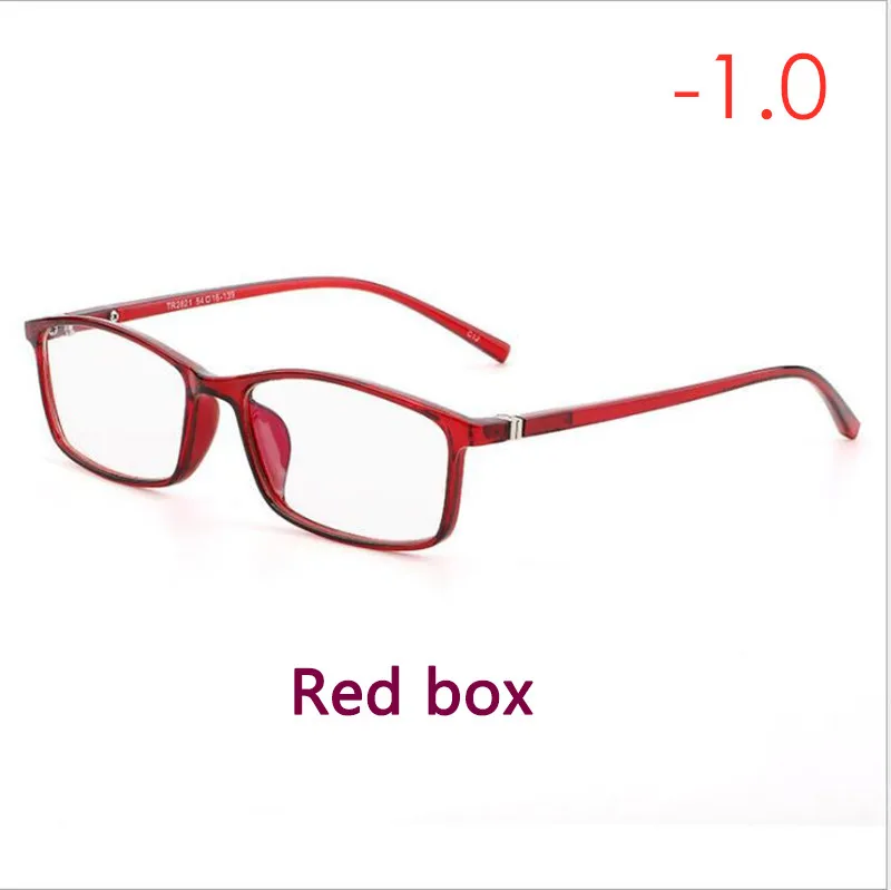 ZN14Red box-1.0 ZXTREE высокое качество TR+ металлическая оправа для очков женские и мужские очки Оптическая оправа анти-синий светильник очки оправа для очков ZN14 - Цвет оправы: ZN14Red box-1.0