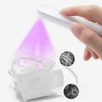 

Portable Ultraviolet Germicidal Light Portable Mask UV Disinfection Sterilizer Lamp USB Power Holding Ultraviolet Lamps