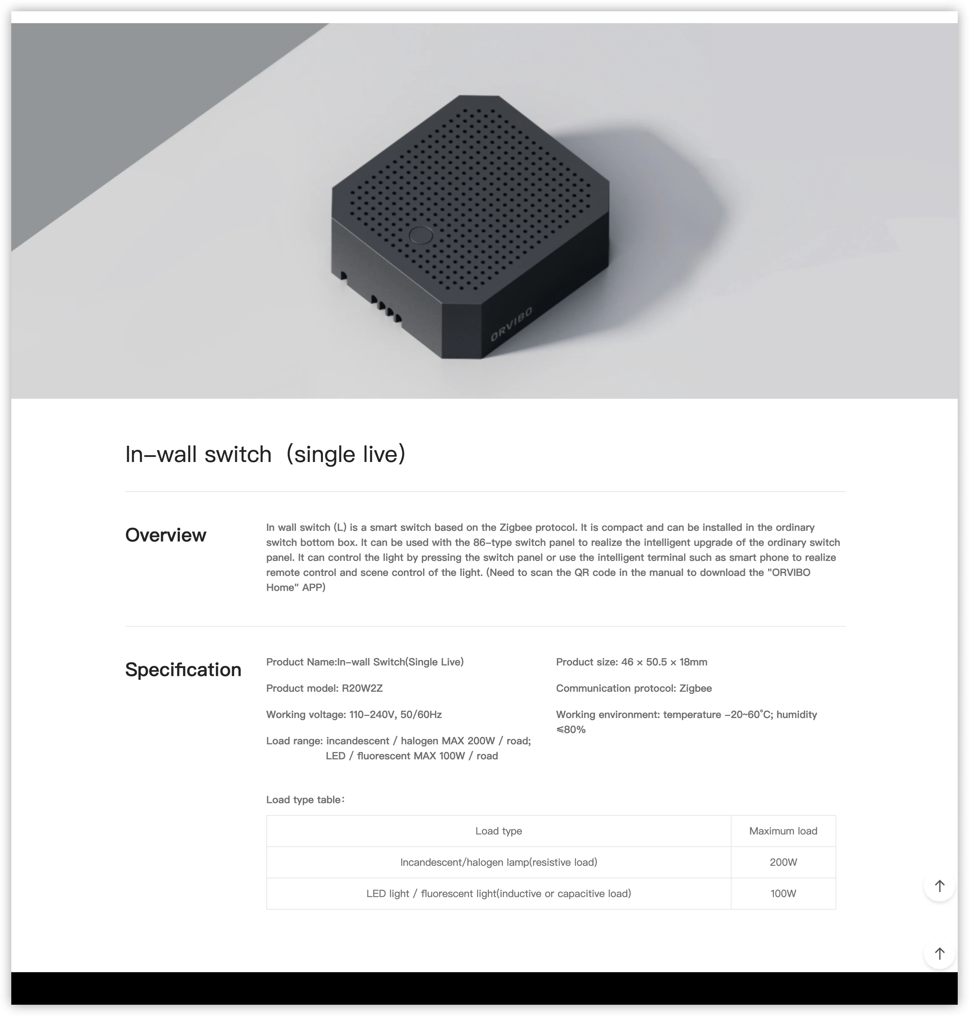 ORVIBO Neutral In-Wall Switch Transform the Traditional Wired Neutral Line Switches to be Smart Zigbee by ORVIBO Zigbee Hub