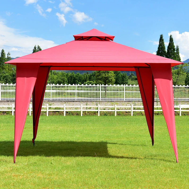 

2-Tier 11' x 11' Patio Party Canopy Tent with Slant Legs OP3187