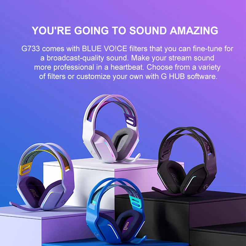 Logitech G733 Wireless Headphone With 