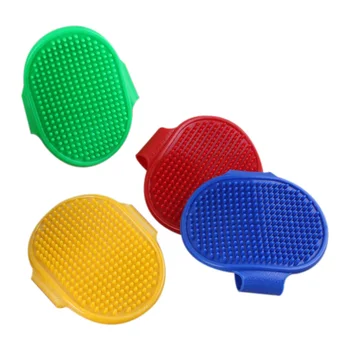 

New New Qualified Pet Dog Cat Bath Brush Comb Rubber Glove Hair Fur Grooming Massaging Massage Mit Pet Shower Dog Brush