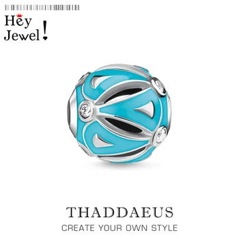 

Beads Ethno Blue,2020 Summer Silver Zirconia Gift Fits Bracelet Bangles Thomas Karma Charms European Beads Jewelry Accessories