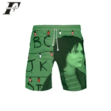Kpop странные вещи хип-хоп 3D печатных летние шорты для мужчин и женщин модные короткие трендовые пляжные шорты в повседневном стиле harajuku трусы