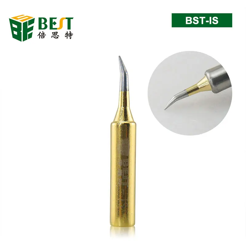 

Hot Sale Lead Free Gold Steel Solder Iron Tips Replacement Solder Iron Tips Head Soldering Supplies For Soldering Repair Station