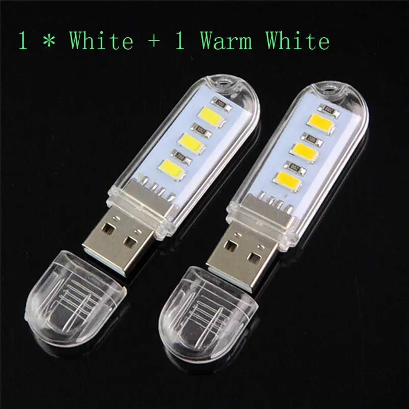 ZANCAKA Mini Computer Desk Lamp Power Bank Strong USB Light Night Bright LED Creative Lighting Mini Convenient Writing Reading