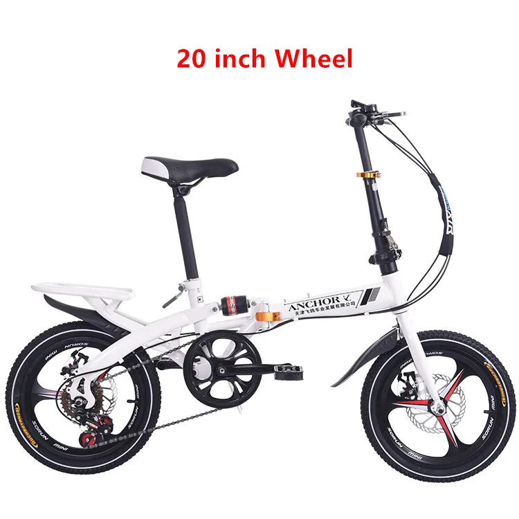 Новые 14/16/20 дюймов графит для колес Сталь рамки для iPhone 6 plus Скорость Для женщин складной детский велосипед Открытый BMX с амортизацией Bicicleta - Цвет: 20 inch white 1