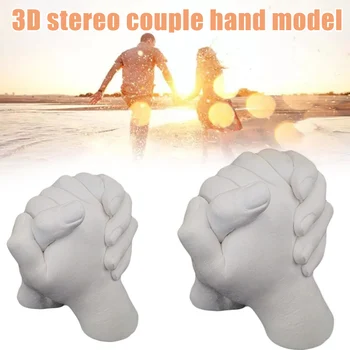 

3D Handmade Mini Handprints Footprints Model Powder Gifts Mold DIY Hand Foot Casting Kit Clone Powder Set DNJ998