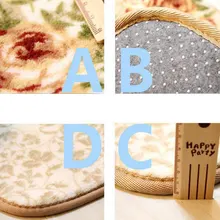 Коврики для гостиной, прямоугольный ковер, коврик для пола, европейский стиль, мягкий, настольный, для дома