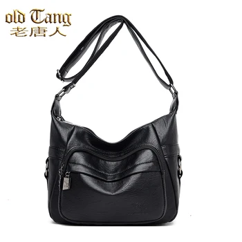 

OLD TANG Large Capacity Multiple zippers Women Shoulder Crossbody Bags For Women 2020 New Luxury Handbags Female Bag Sac A Main
