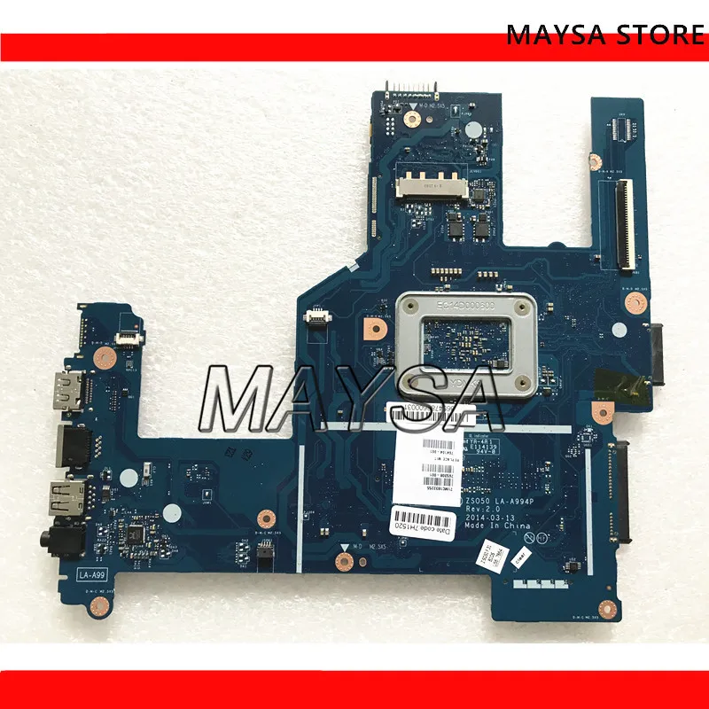 

Материнская плата ноутбука для ноутбука HP 15-R 15-R210CA 788289-501 788289-001 UMA N2840 ZS050 LA-A994P 100% полностью протестирована