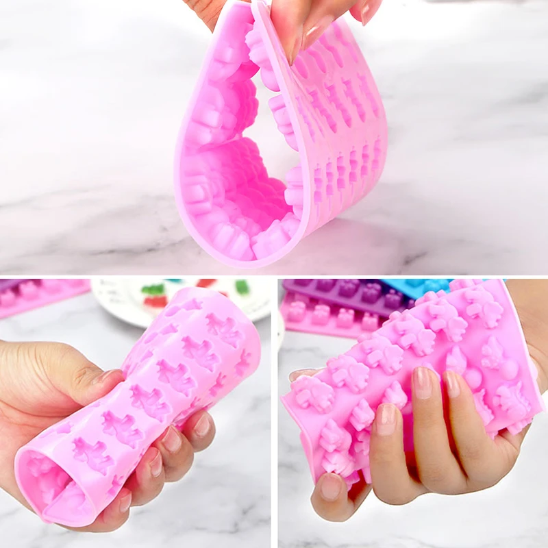 1PC Dinosaur Shape Cake Fondant Jelly Biscuit Mold Baking Mold Silicone Chocolate Candy Sugar Mold Cake Decorating Kitchen Tools