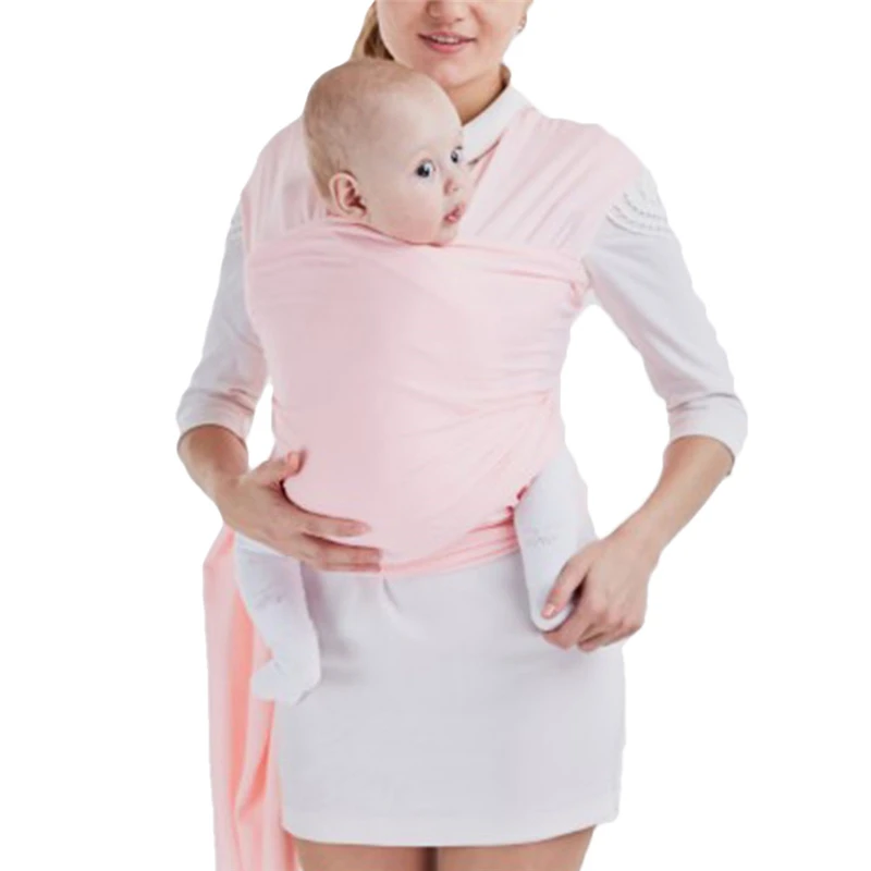 

Infant Baby Carrier Solid Color Simple Style Toddler Baby Boy Girl Carrier Cotton Adjustable Shower Gift Horizontal Outdoor Wrap