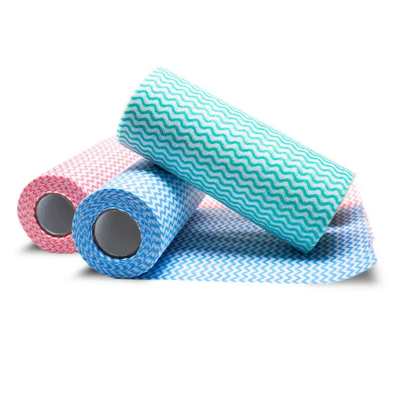 Scouring Pad Rolls Disposable Wipes