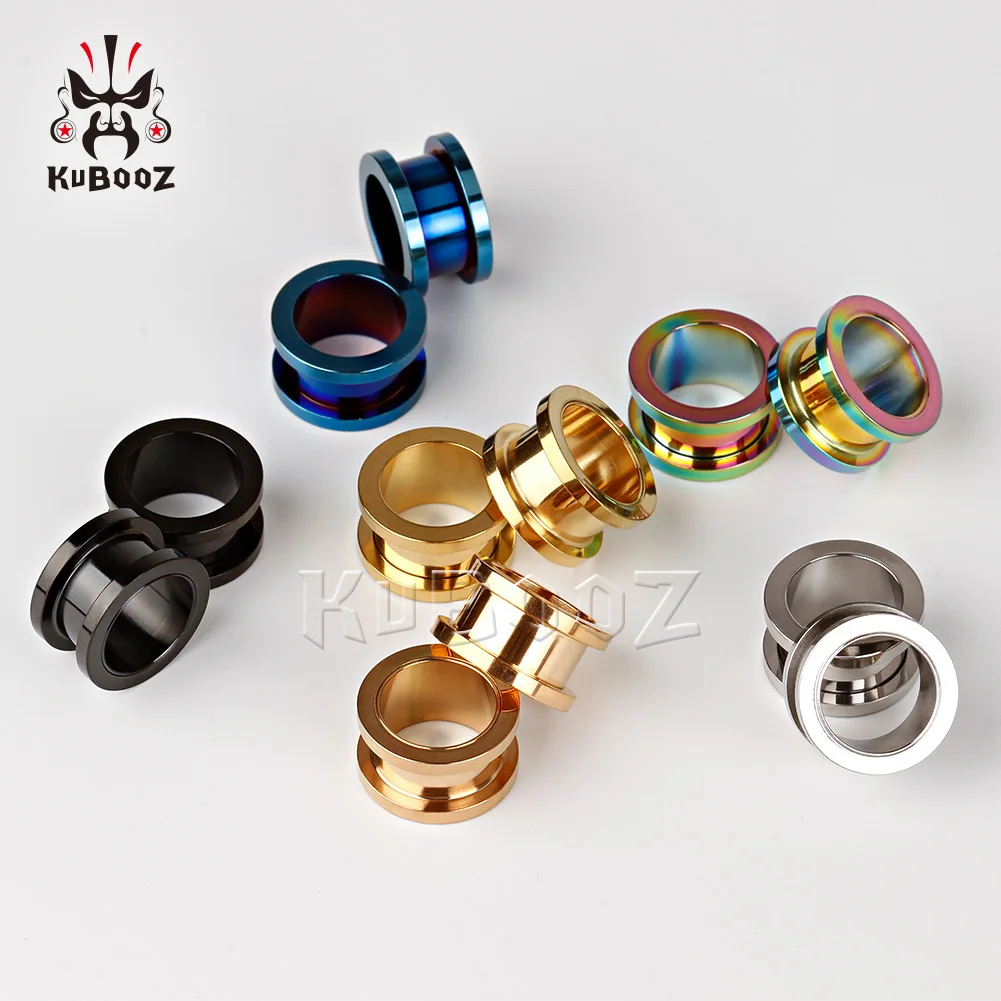 2PCS Ear Stretcher Kit-316L Stainless Steel Ear Tunnels & Gauges, Hypoallergenic Screw Expanders for Piercing Ear Piercing Tool Piercing Jewelry Ear Piercing Jewelry Metal Jewelry Body Piercing Kit Body Piercing Jewelry Body Jewelry Piercing Tool