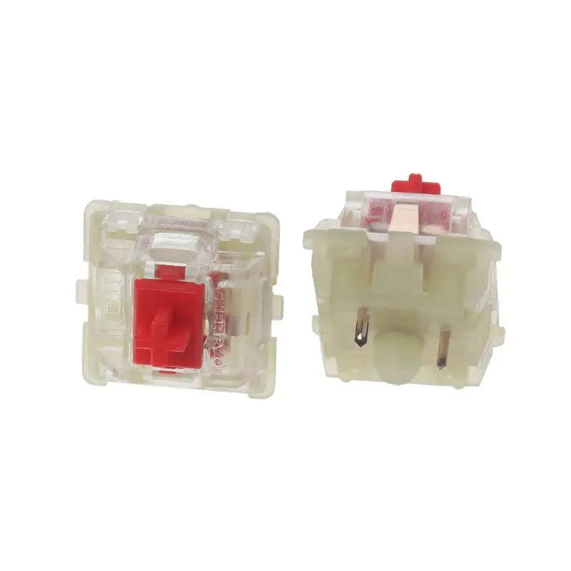 2 шт. оригинальные переключатели SMD RGB Cherry MX 3 штырьковый красный переключатель