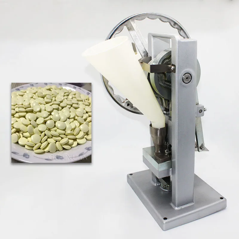 

TDP-0 Manual Single Pill Press Machine Chinese Herbal Medicine Hand-Operated Lightest Type Experimental Filming Machine