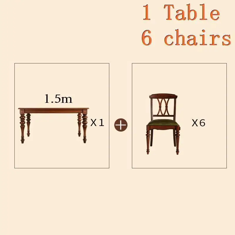 Version L Salle A Manger современная кухня комедорес Mueble набор потертый шик деревянный стол Меса комедор обеденный стол - Цвет: Version L