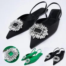 ZA – chaussures à talons roses pour femmes, chaussures de mariage, avec paillettes, chaussures de documentation exposées, à talons hauts, nouvelle collection été 2022
