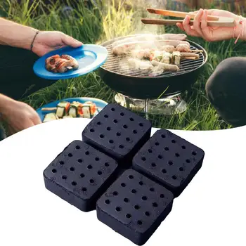

Barbecue Carbon Fast Burning Charcoal Fireplace Fuel Ignition No Alcohol BBQ Charcoal Combustible Square Char