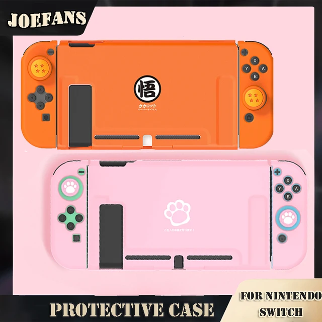 NS Switch Console Case Pastel Joycon Shell Soft Silicone PC Protective Cover Case for Nintendos Switch Games Housing Accessories