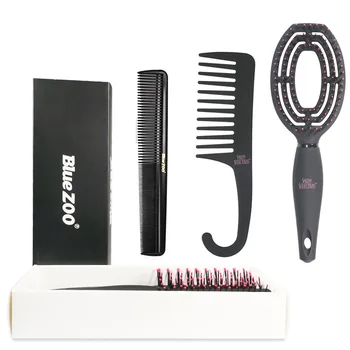 

3pcs Professional Hair Dressing Combs Kits Salon Barber Comb Brushes Anti-static Hairbrush Hair Care Styling Tools