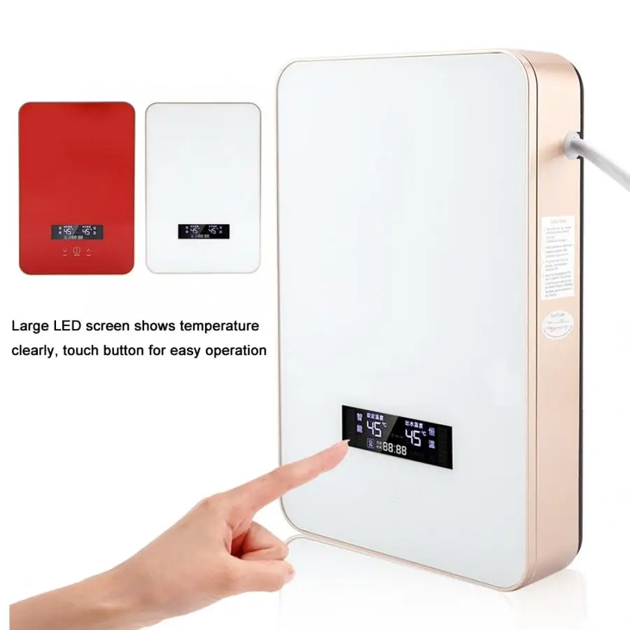 Chuveiro Eletrico 220 В 8500 Вт проточный мгновенный Электрический водонагреватель для дома для ванной для душа Chauffe eau Electric