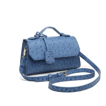 

Luxury Ostrich Python Leather Hand Bags women small Cross Body Shoulder Bag Snakeskin Designer Day Clutch Belt Crossbody Bag