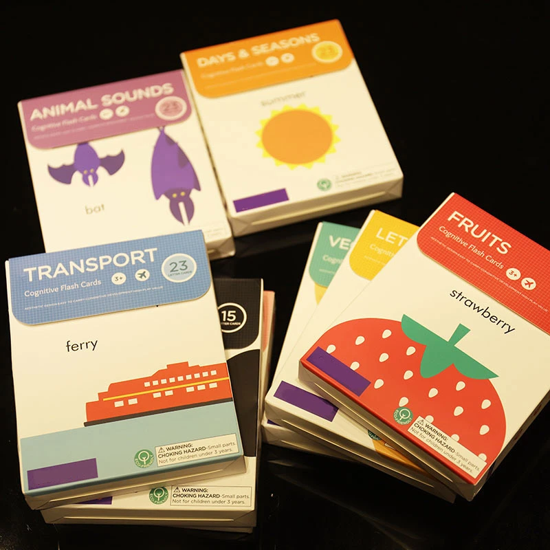 Kids Learning English Language Time Emotion Fruit Animal Word Pocket Flashcard Baby Learn Educational English Game Toys Children Aliexpress
