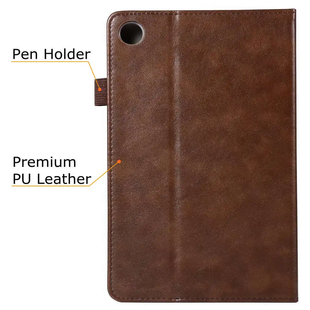 iBuyiWin Premium PU Leather Cover for Huawei MediaPad M5 Lite 8.0 JDN2-AL00 JDN2-W09 8.0" Tablet Funda Capa Case+Gifts