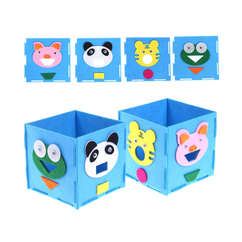  Sz Steam Cute Animal DIY Non-woven Cloth Craft Felt Handwork Material Puzzle Handmade DIY Non-Woven - 4000265720665